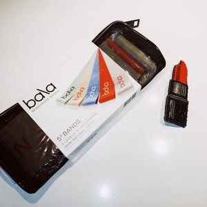 BALA Resistance Bands 5x Set Levels 1-5 Yoga Pilates Fitness Exercise